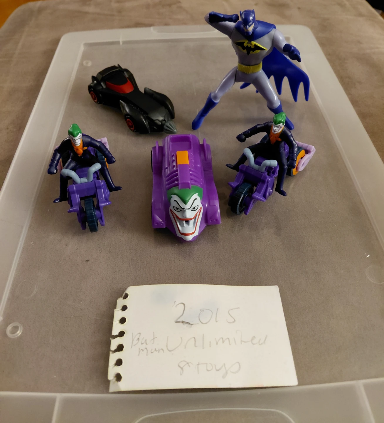 Batman Unlimited Toys Lot