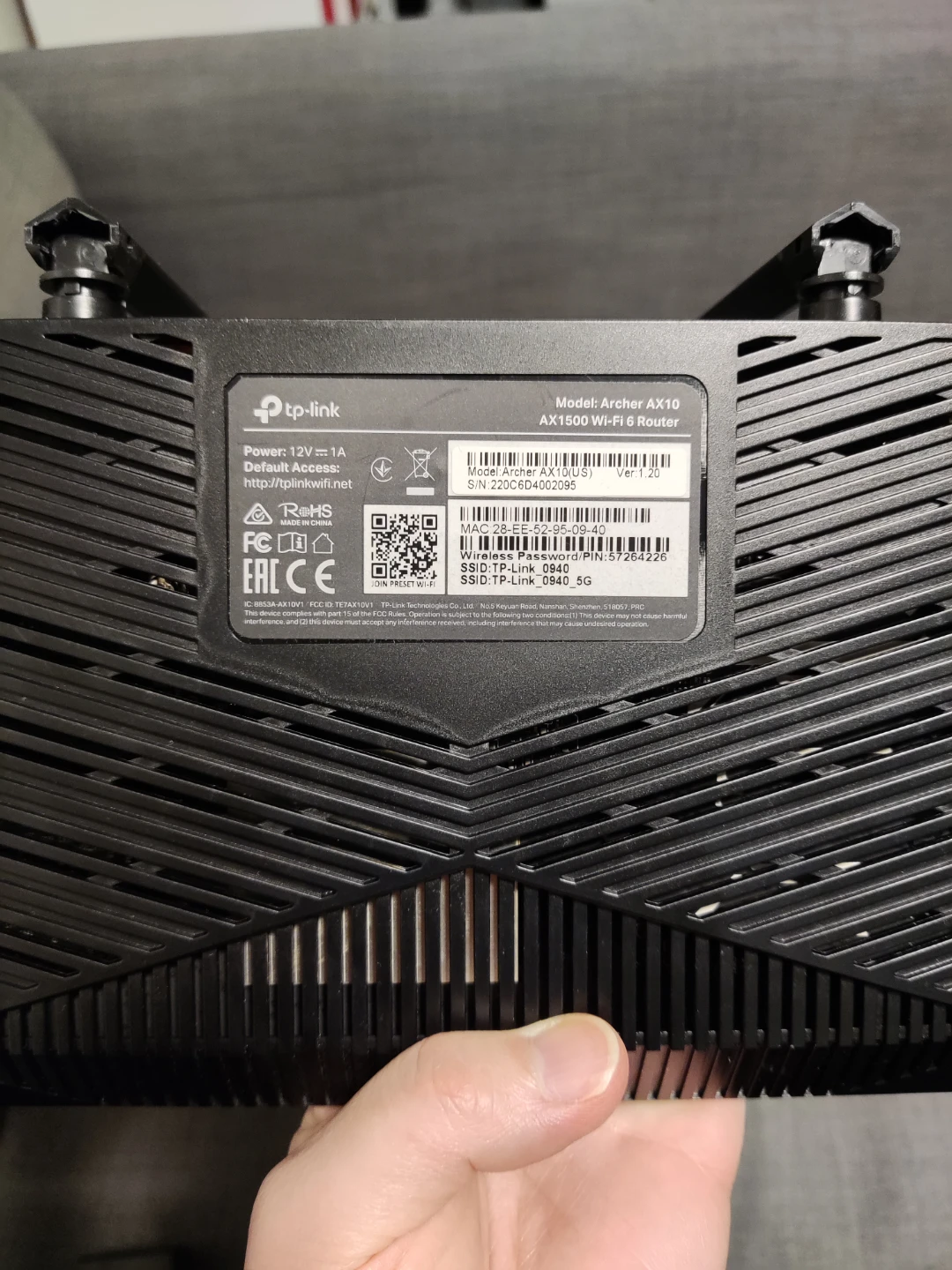 TP-Link Archer AX10 WiFi 6 Router - photo 3