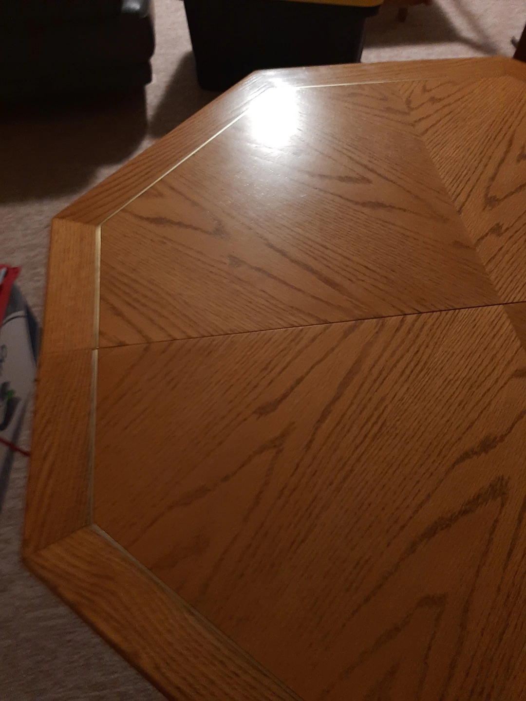 Octagon Wooden Table