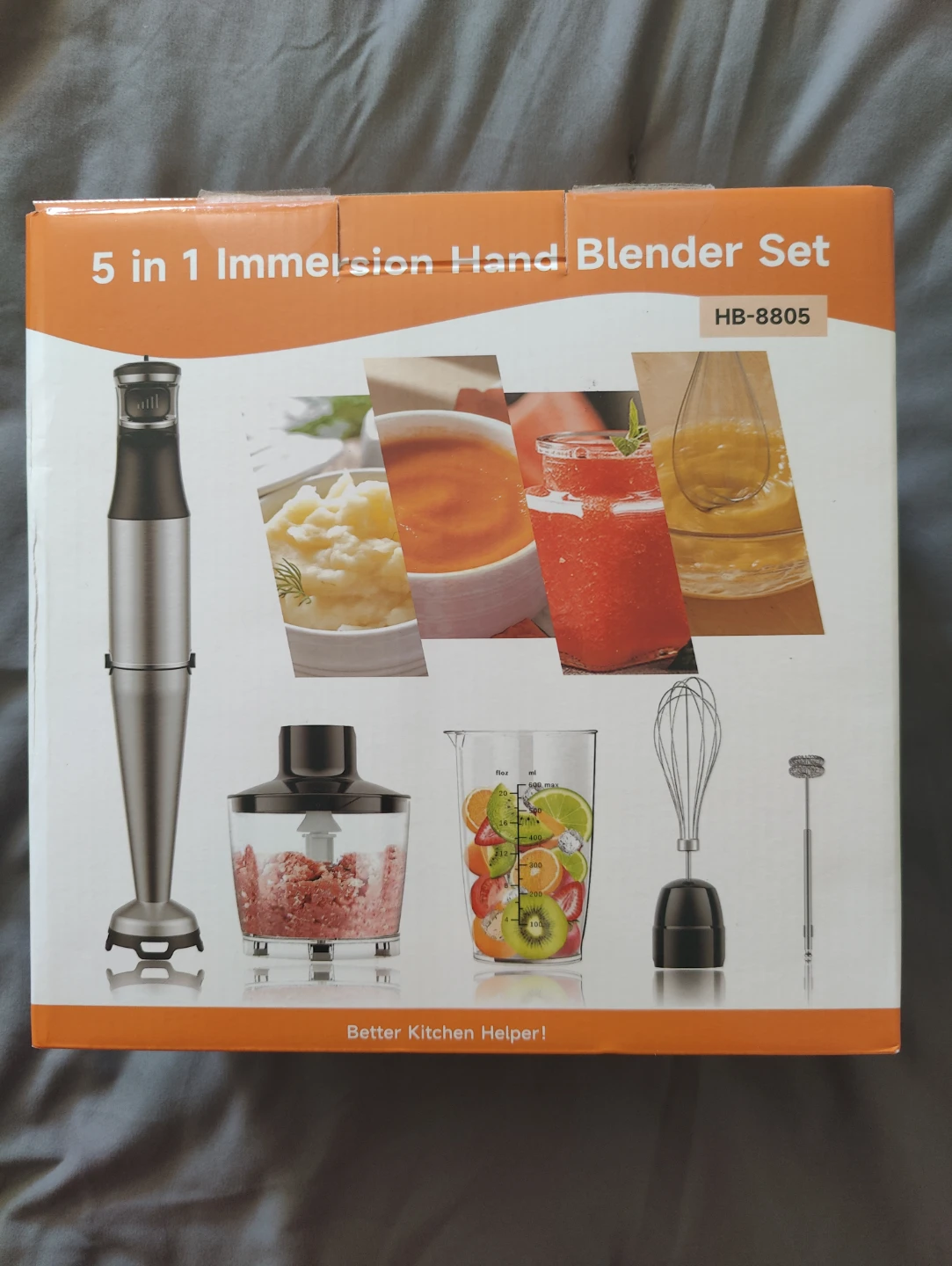 5 in 1 Immersion Hand Blender Set