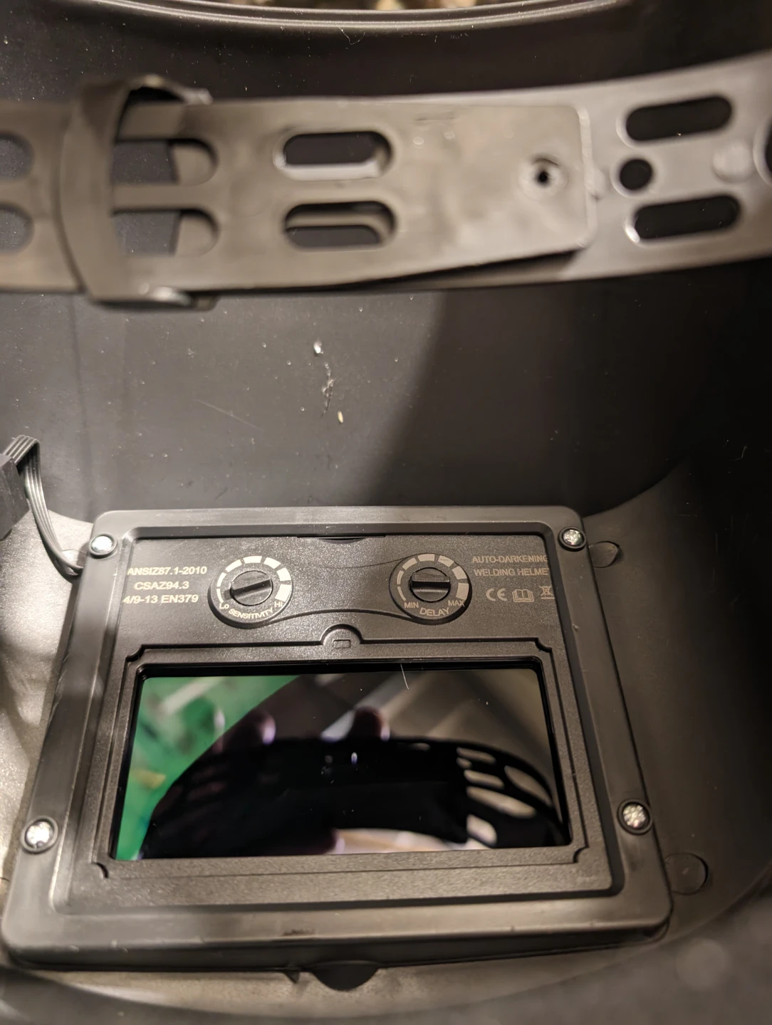 Solar charging Custom Graphic Auto Darkening Welding Helmet - photo 5