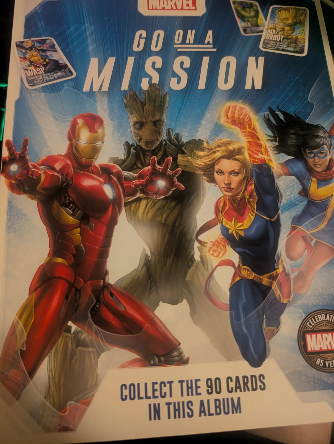 Marvel Go On A Mission Card Album
