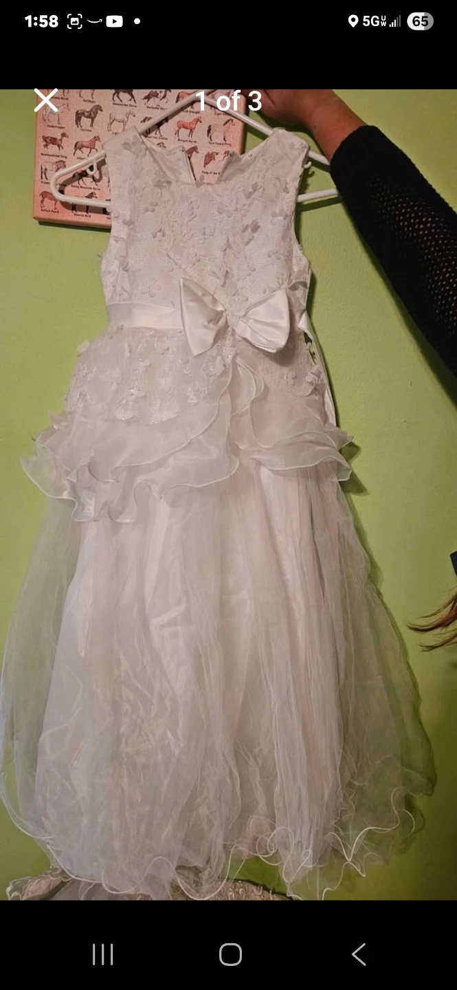 Girls communion dress