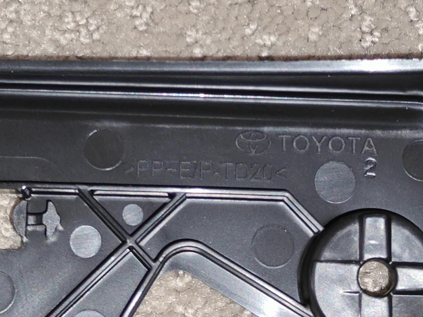 OEM Toyota Prius Front License Plate Bracket (2016-2019) - NEW - photo 4