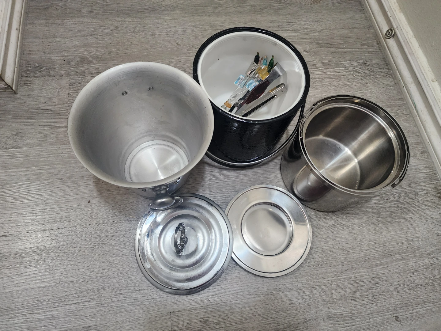 Vintage Ice Buckets and Barware Set - photo 2