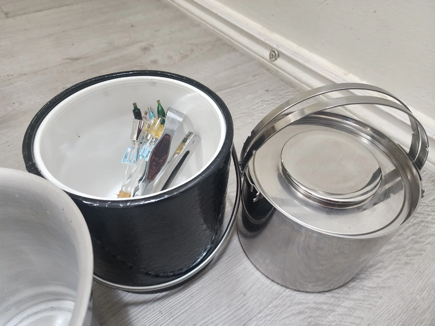 Vintage Ice Buckets and Barware Set - photo 4