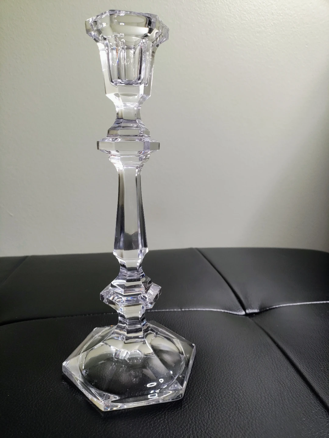Crystal candleholder made by Beyer, West Germany - photo 3