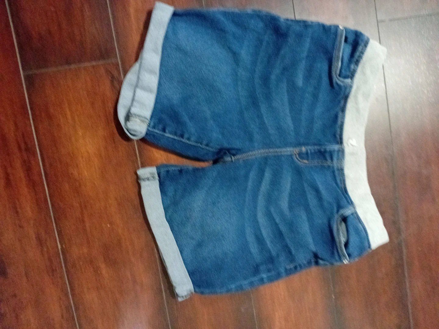 George Denim Shorts - Blue