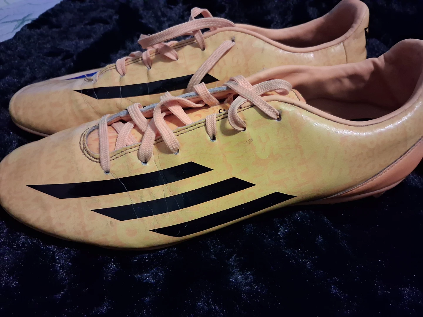Adidas F10 Soccer Cleats Yellow/Orange Size Us 11½ - photo 4