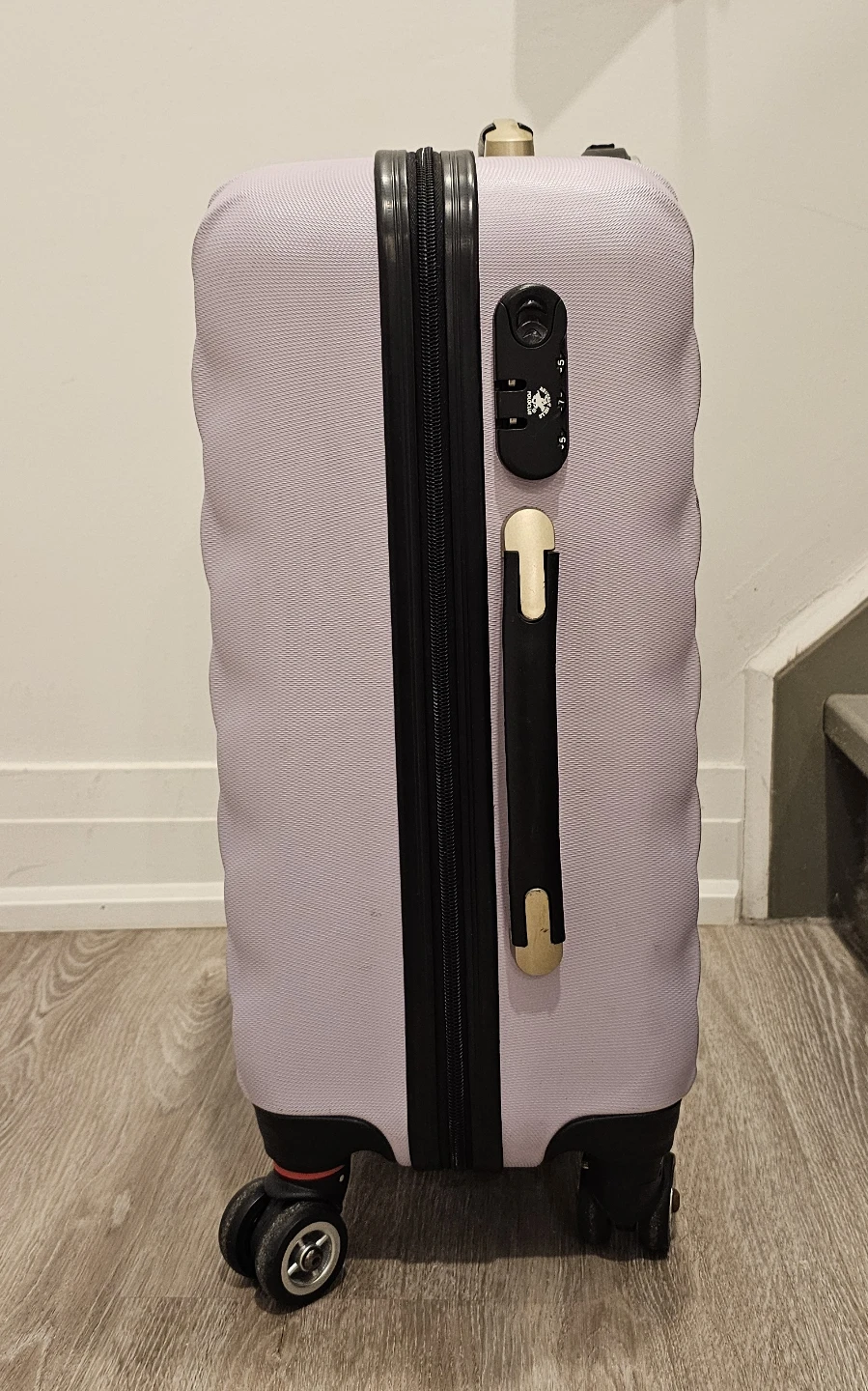🥕 Beverly Hills Polo Club Purple Hard Shell Carry-On - photo 4