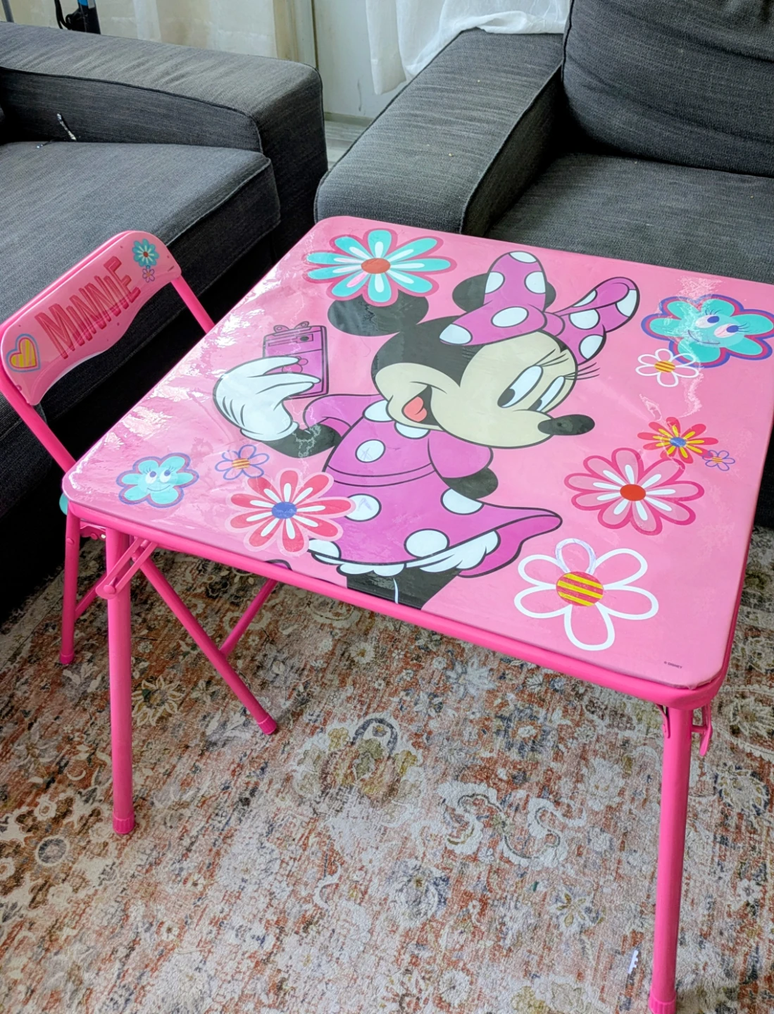 Kids folding table and chair - photo 2