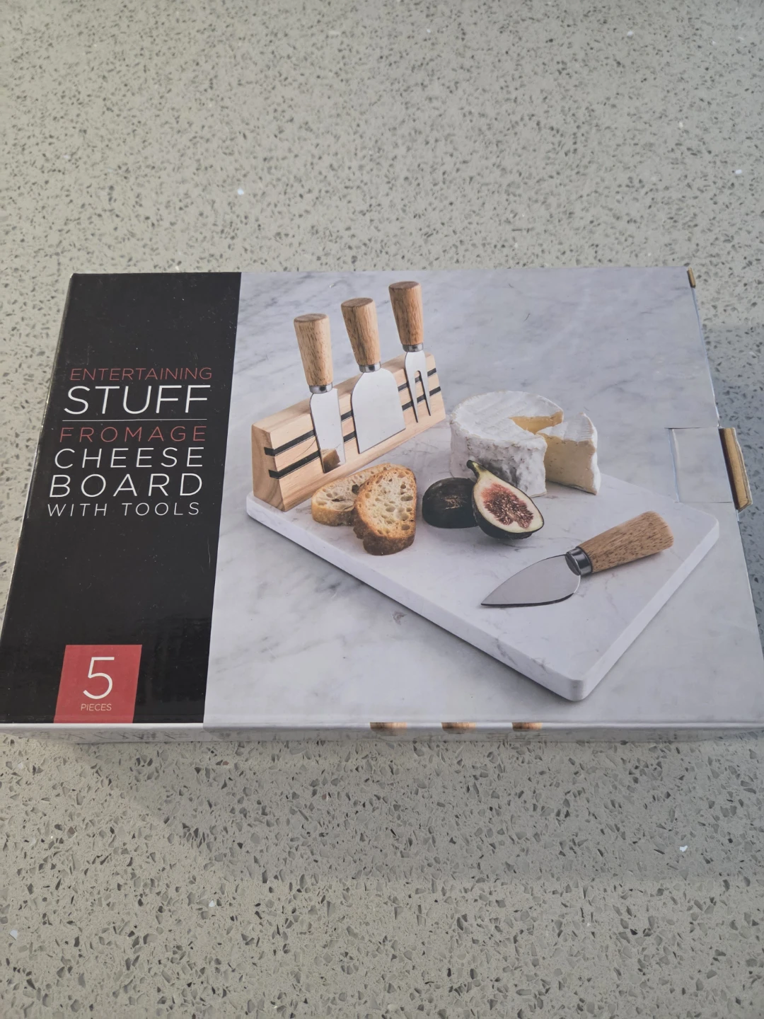 Entertaining Stuff Fromage Cheese Board with Tools