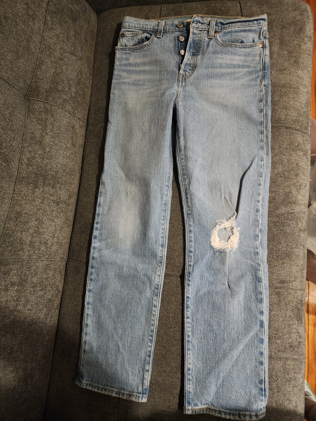 Levi's Premium Wedgie Straight Jeans - Size 27