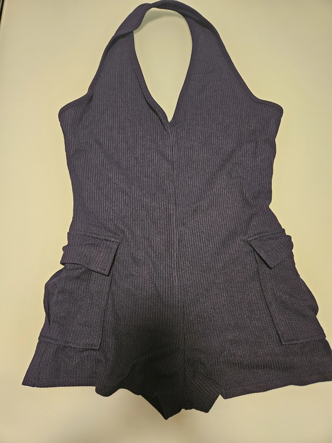 Halter Romper - Size L - Blue- Brand New- MOVING SALE!