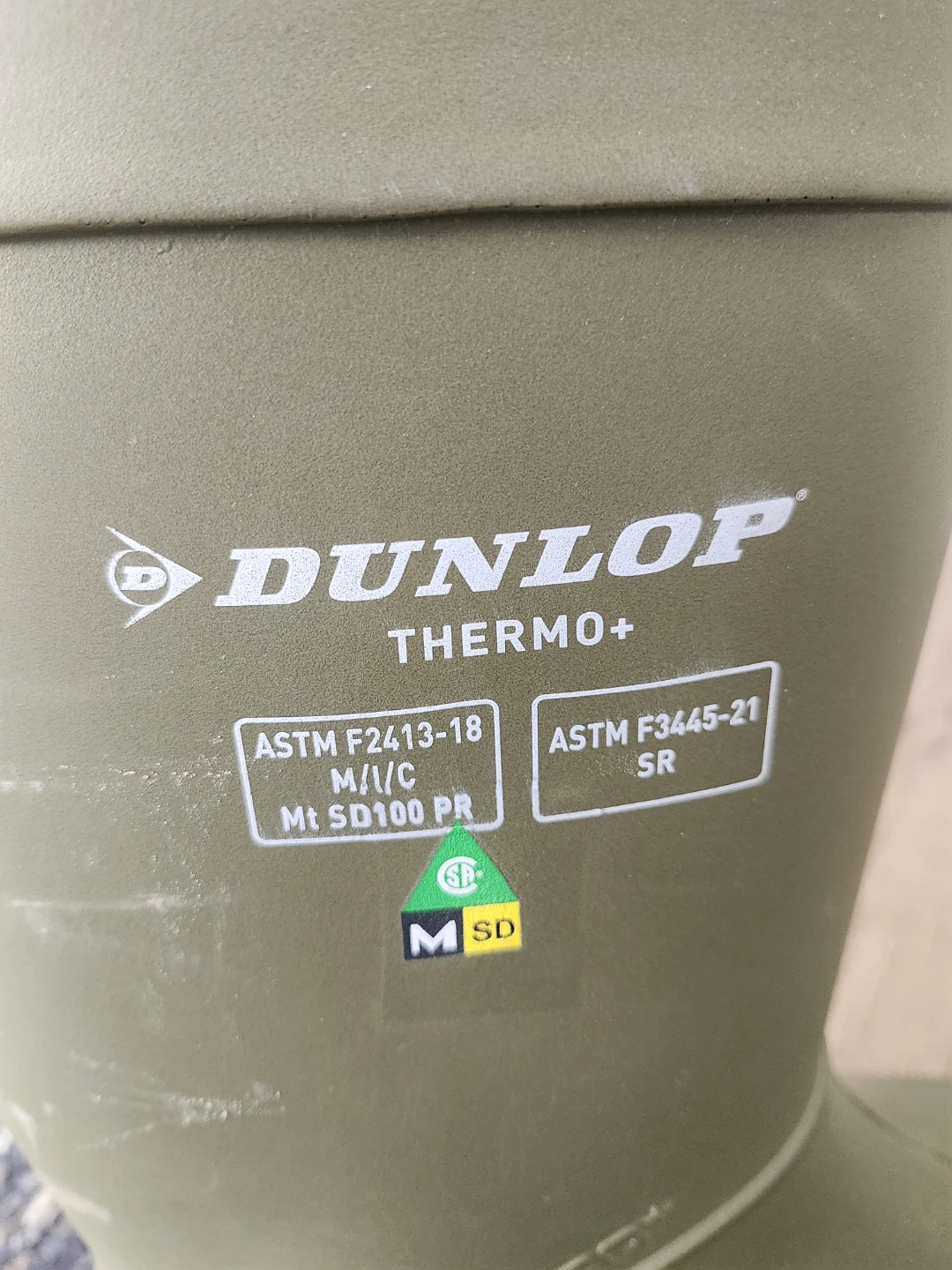 Size 12 Dunlop Thermo+ Protective Rubber Boots - photo 4