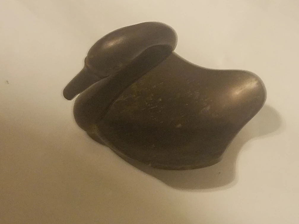 Brass Swan Trinket Dish - photo 3