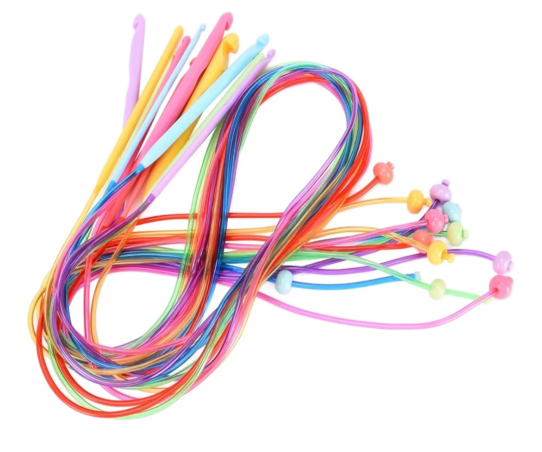 Colorful Crochet Hooks Set