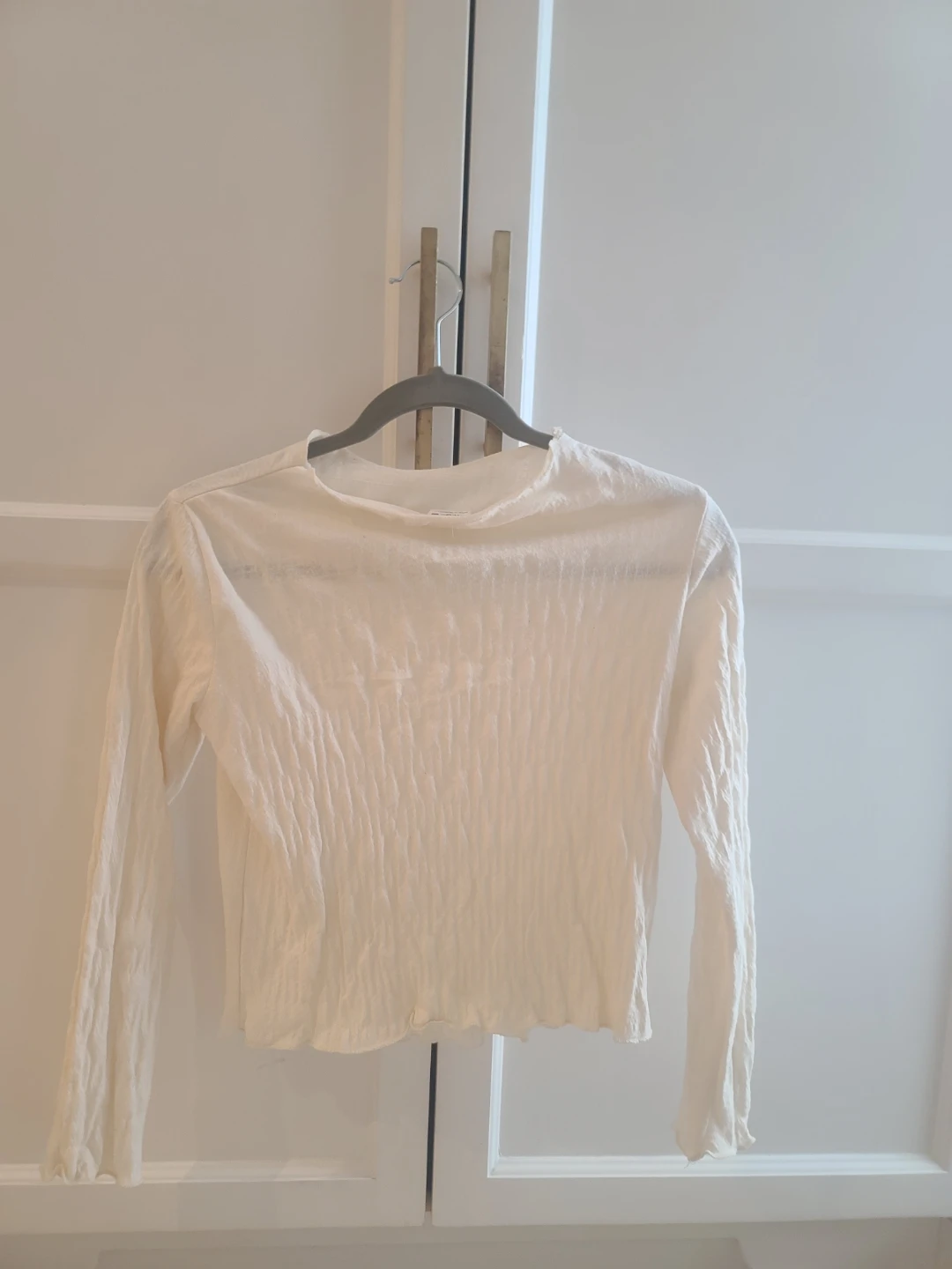 Zara Long Sleeve Top - Cream - Size 11-12 Years - photo 2