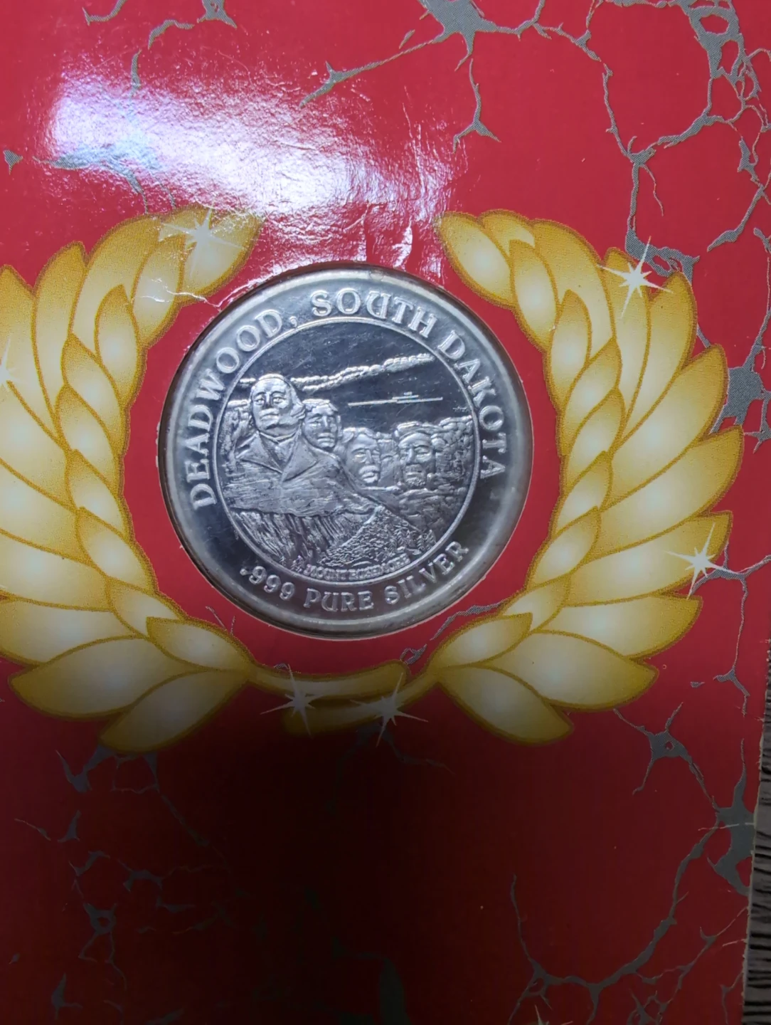 Deadwood South Dakota .999 Pure Silver Coin - photo 3