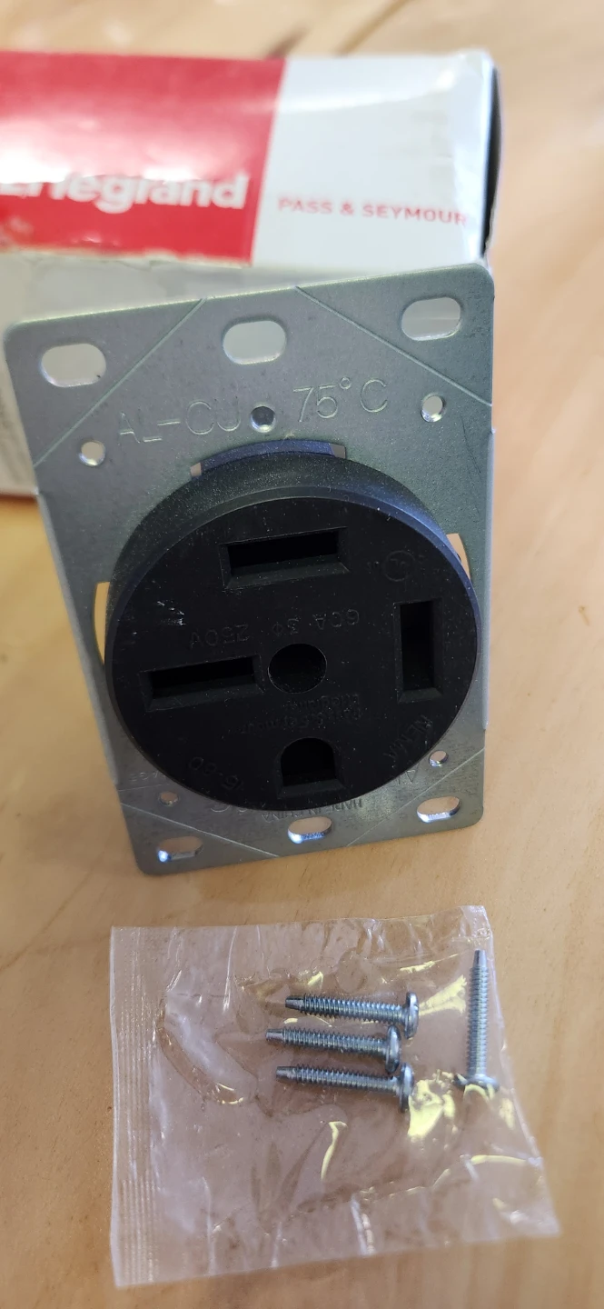 Legrand Pass & Seymour 60A 250V Receptacle
