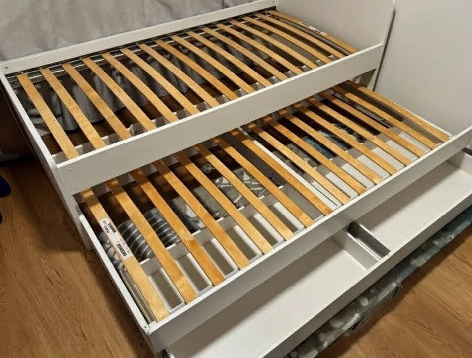 IKEA Daybed Frame with 2 Drawers - Twin convertible to a queen