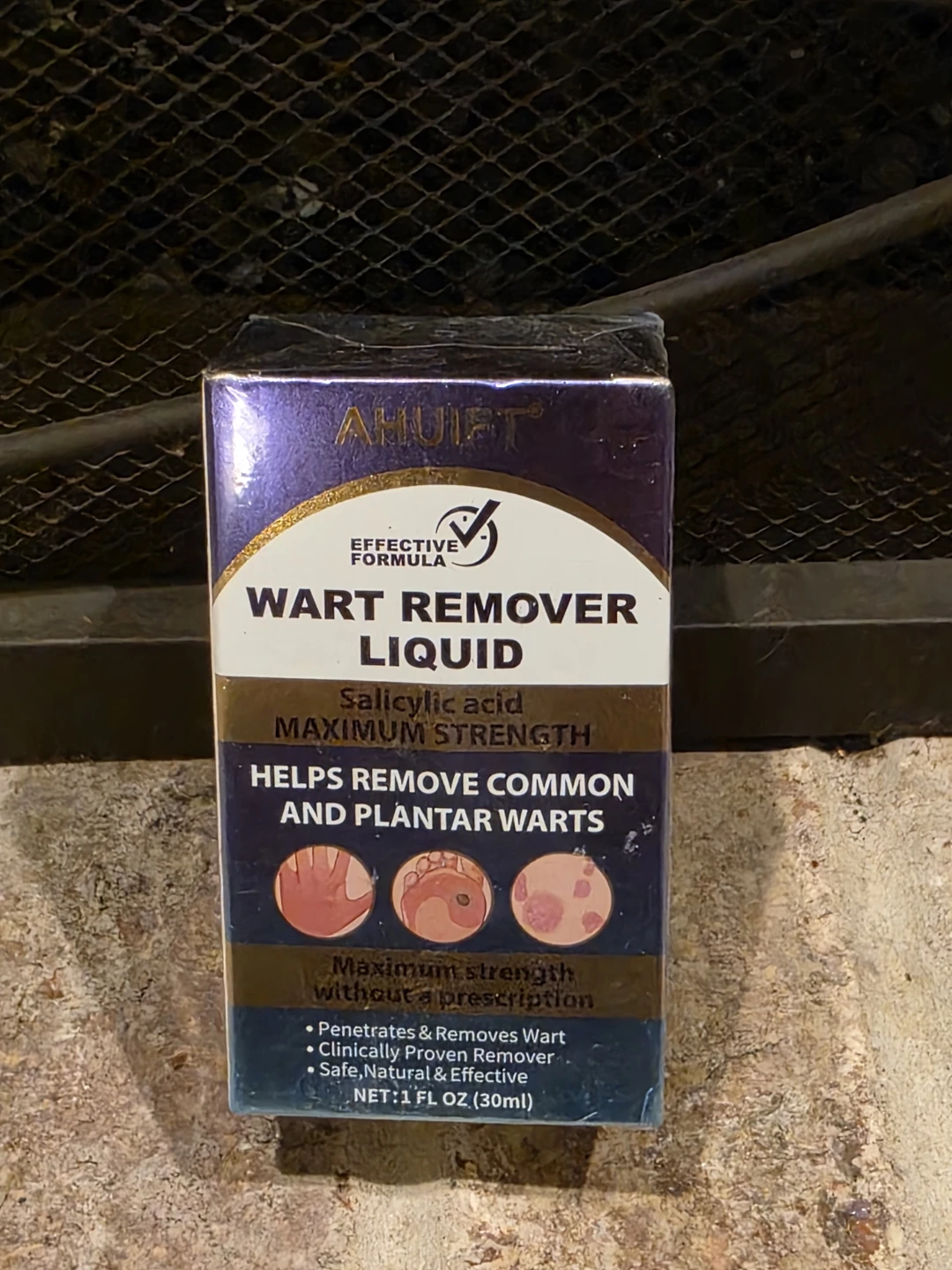 AHUIFT Wart Remover Liquid Maximum Strength 1 FL OZ
