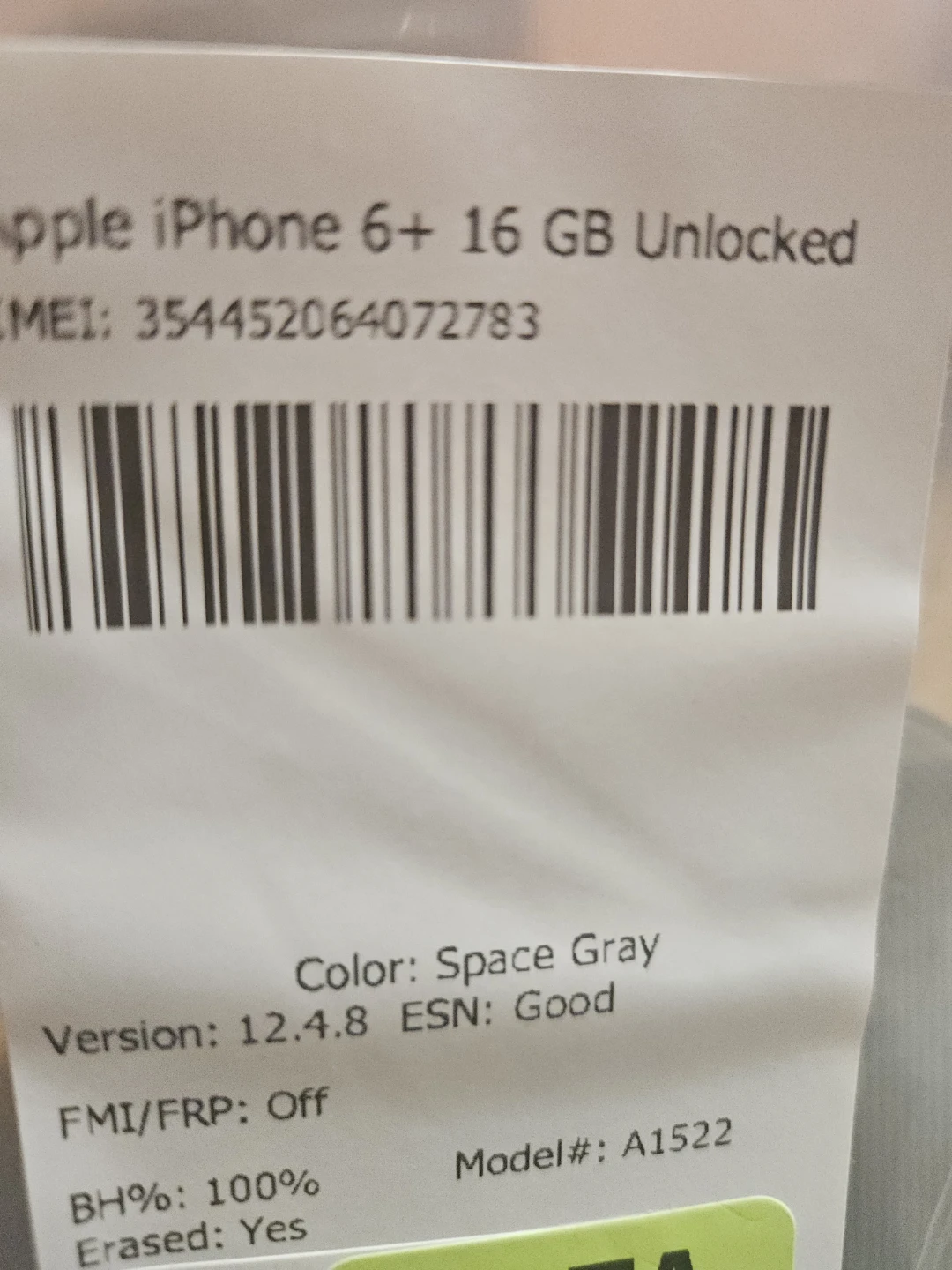 Apple iPhone 6+ 16GB Space Gray - Model A1522 - photo 4