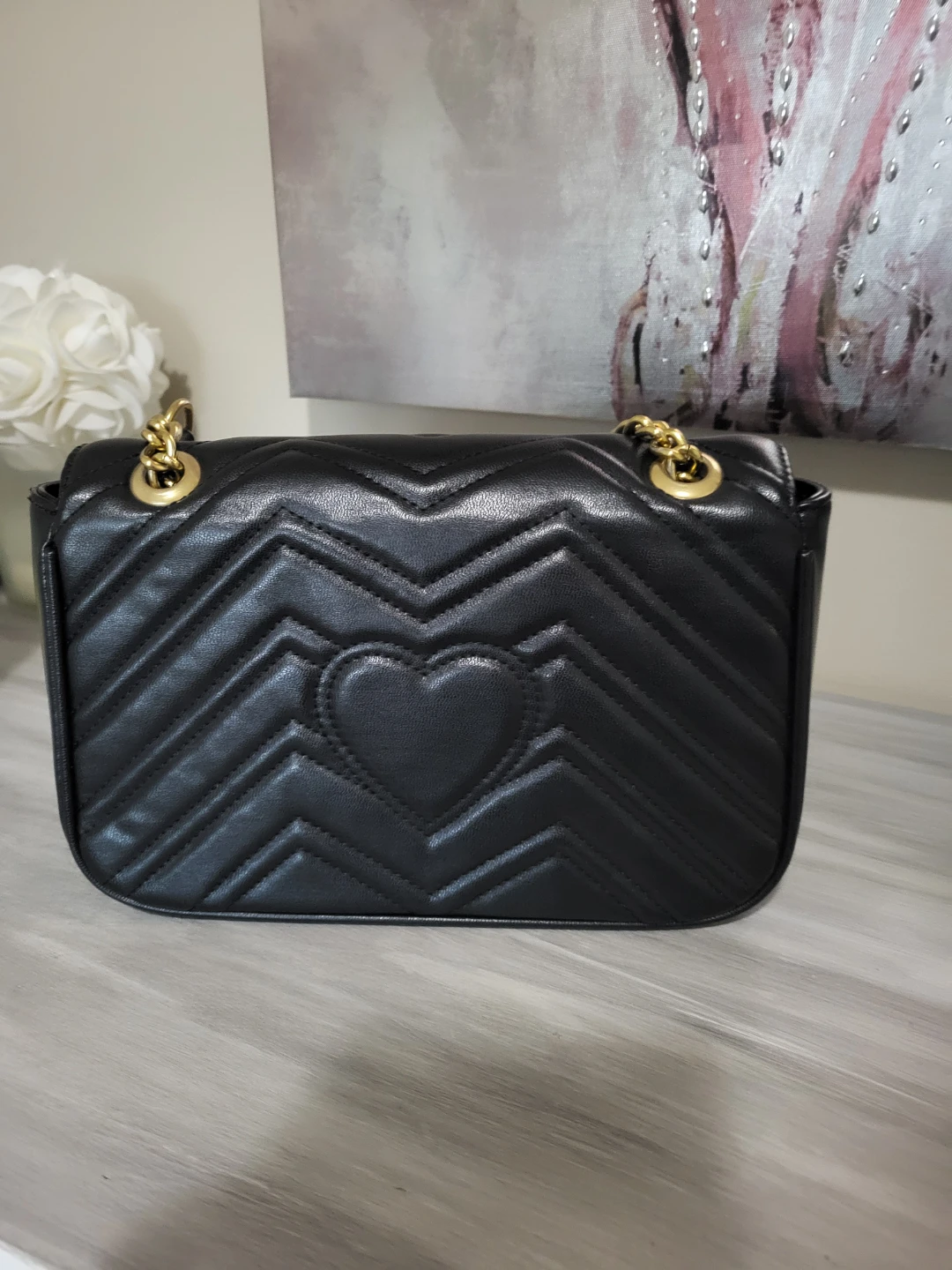 Marmont Black Shoulder Bag - photo 2