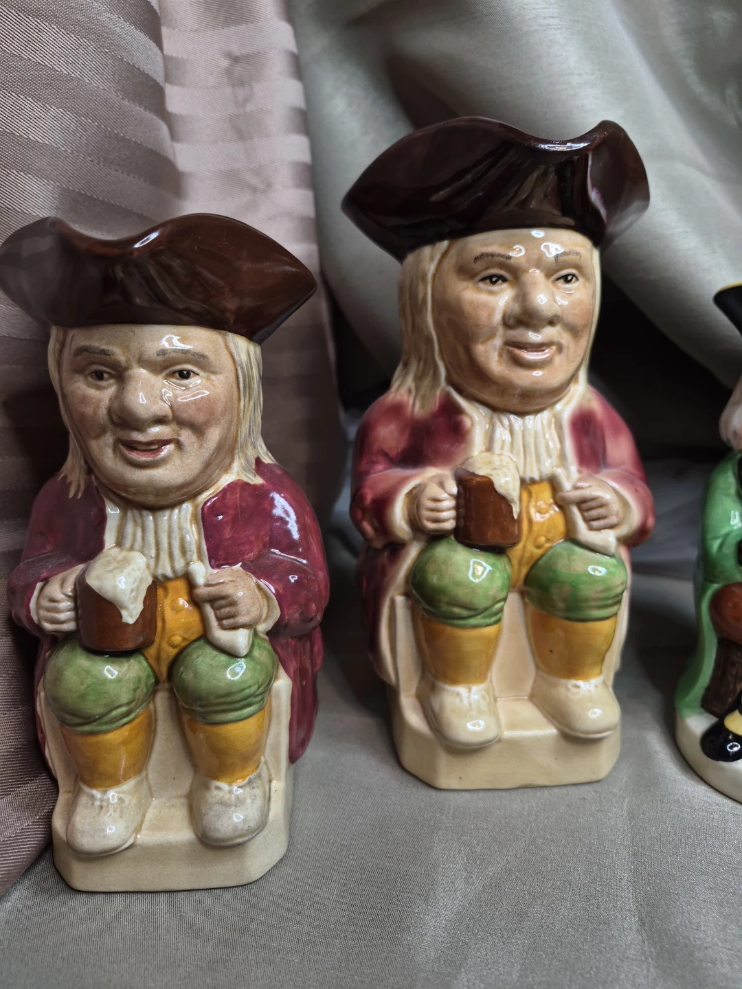 Lot of 4 Vintage Toby Mugs - photo 2