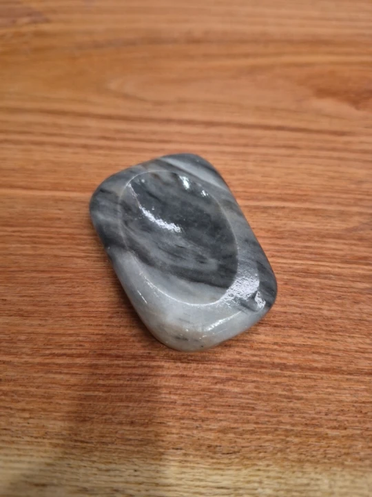 Worry Stress Relief Thumb Palm Marble Stone - Mexico - photo 2