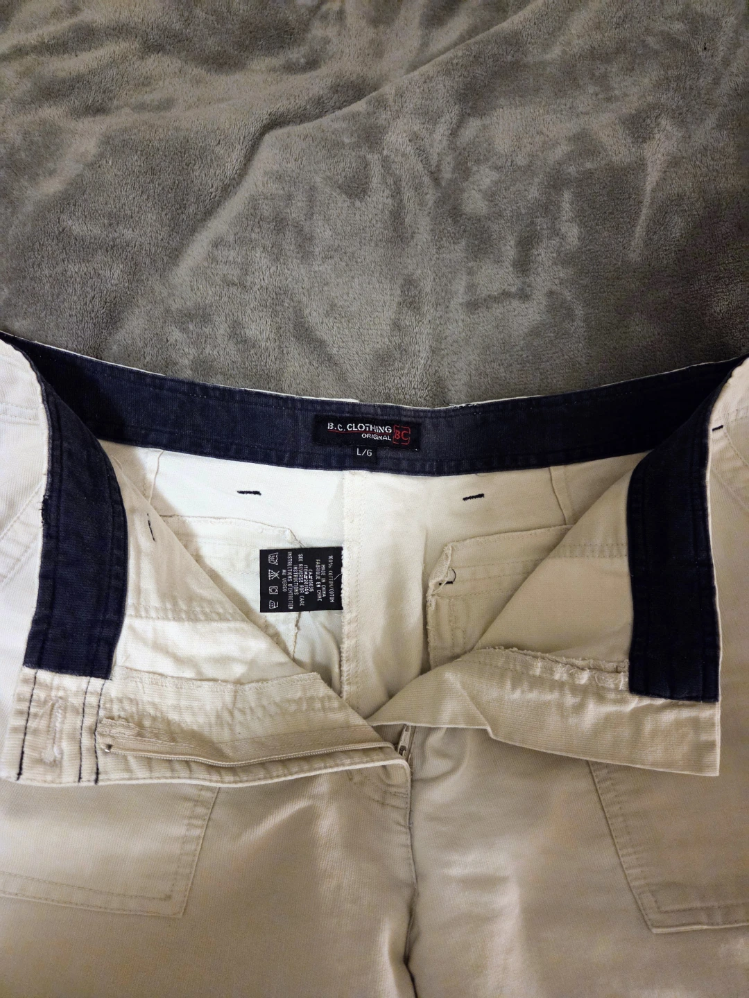 B.C. Clothing White Pants - Size L - photo 3