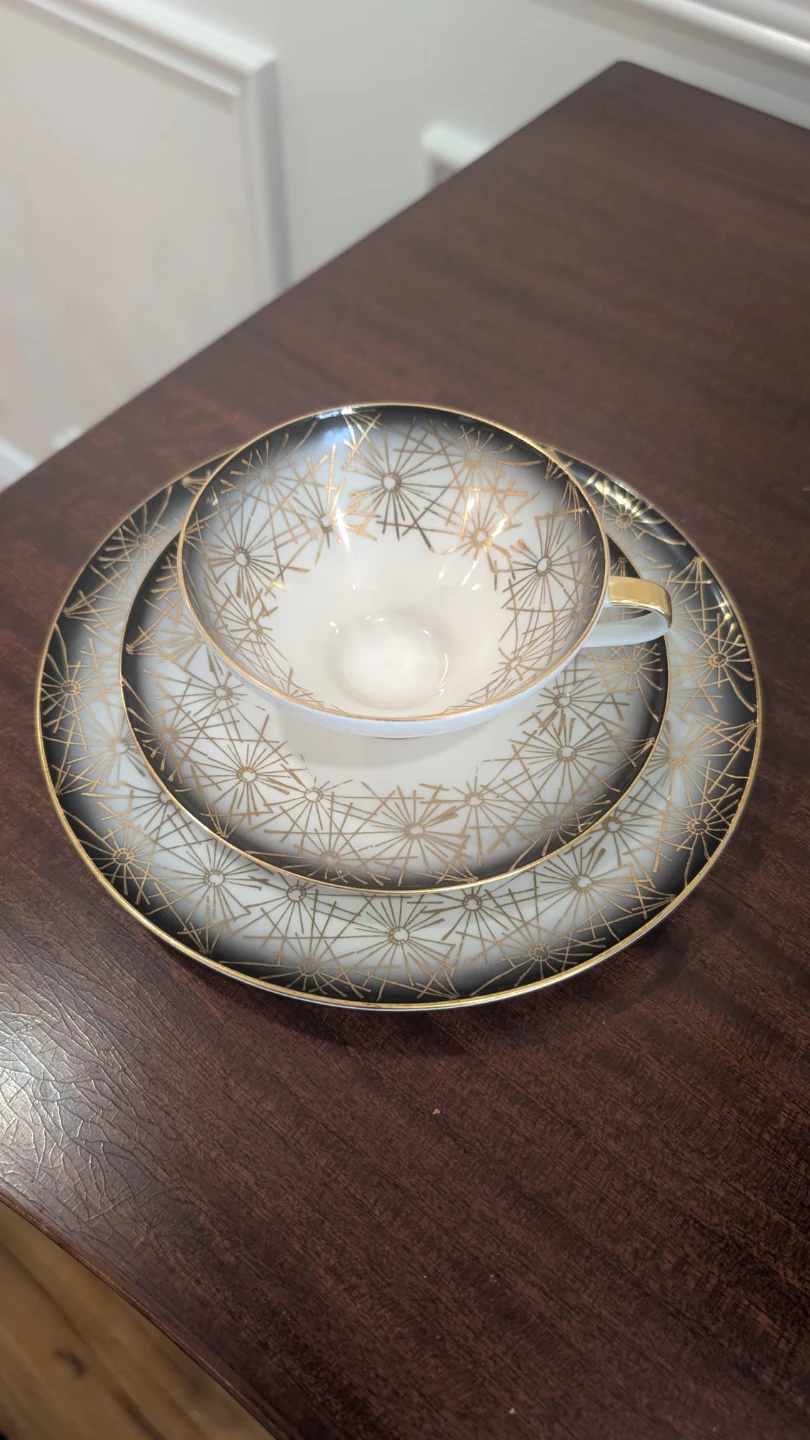 Bavaria Tea Cup, Saucer & Plate Set - photo 2