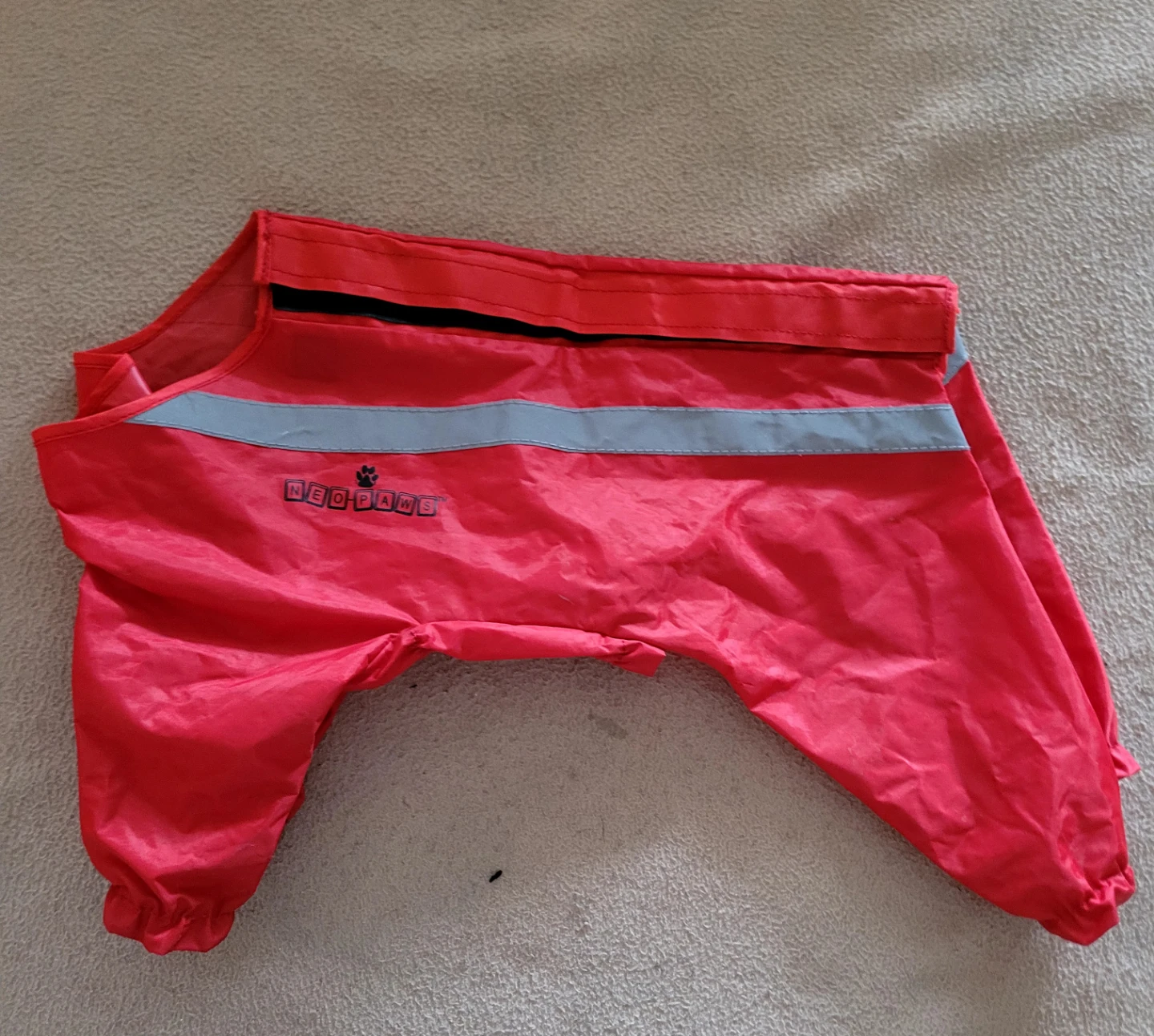 Neo Paws Red Dog Raincoat, Size XS🥕 freecylle