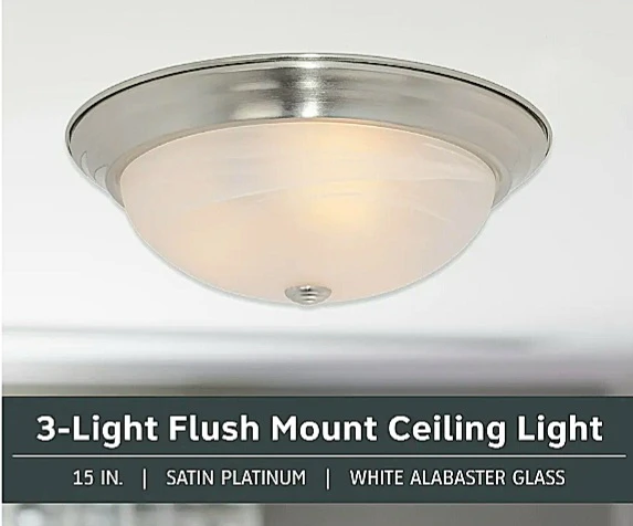💡Brand New Flush Mount Light Fixture💡 - photo 3