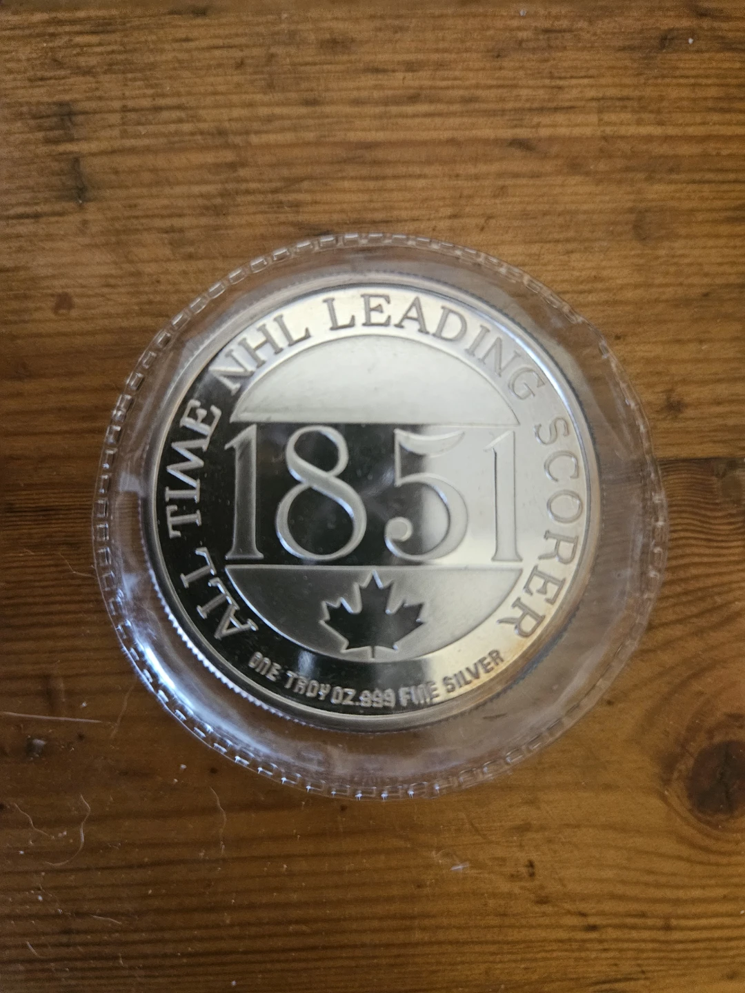 Wayne Gretzky - Silver Coin One Troy Oz.
