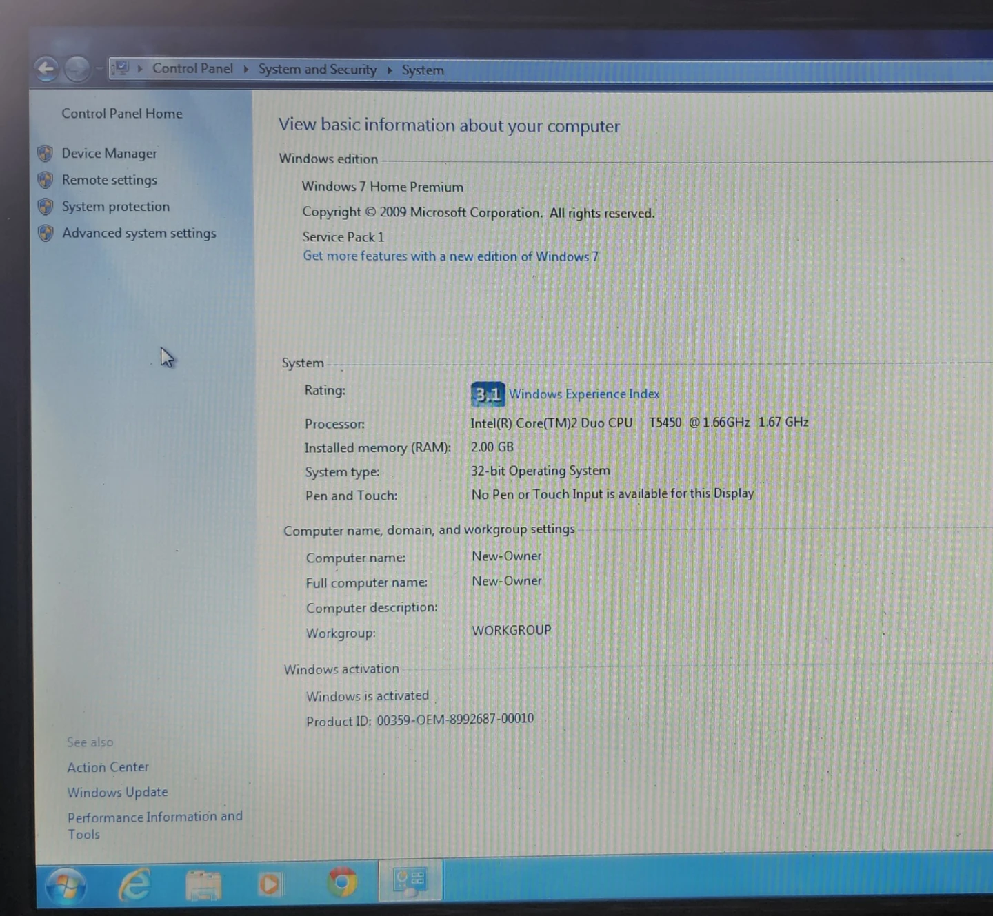 HP Win 7 Laptop Samsung Tab A7 tablet USB Headphones - photo 3