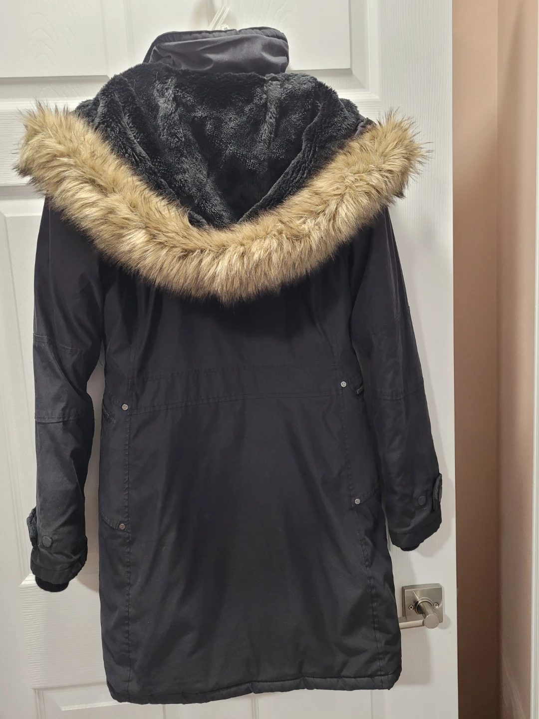 TNA Black Winter Coat - photo 3