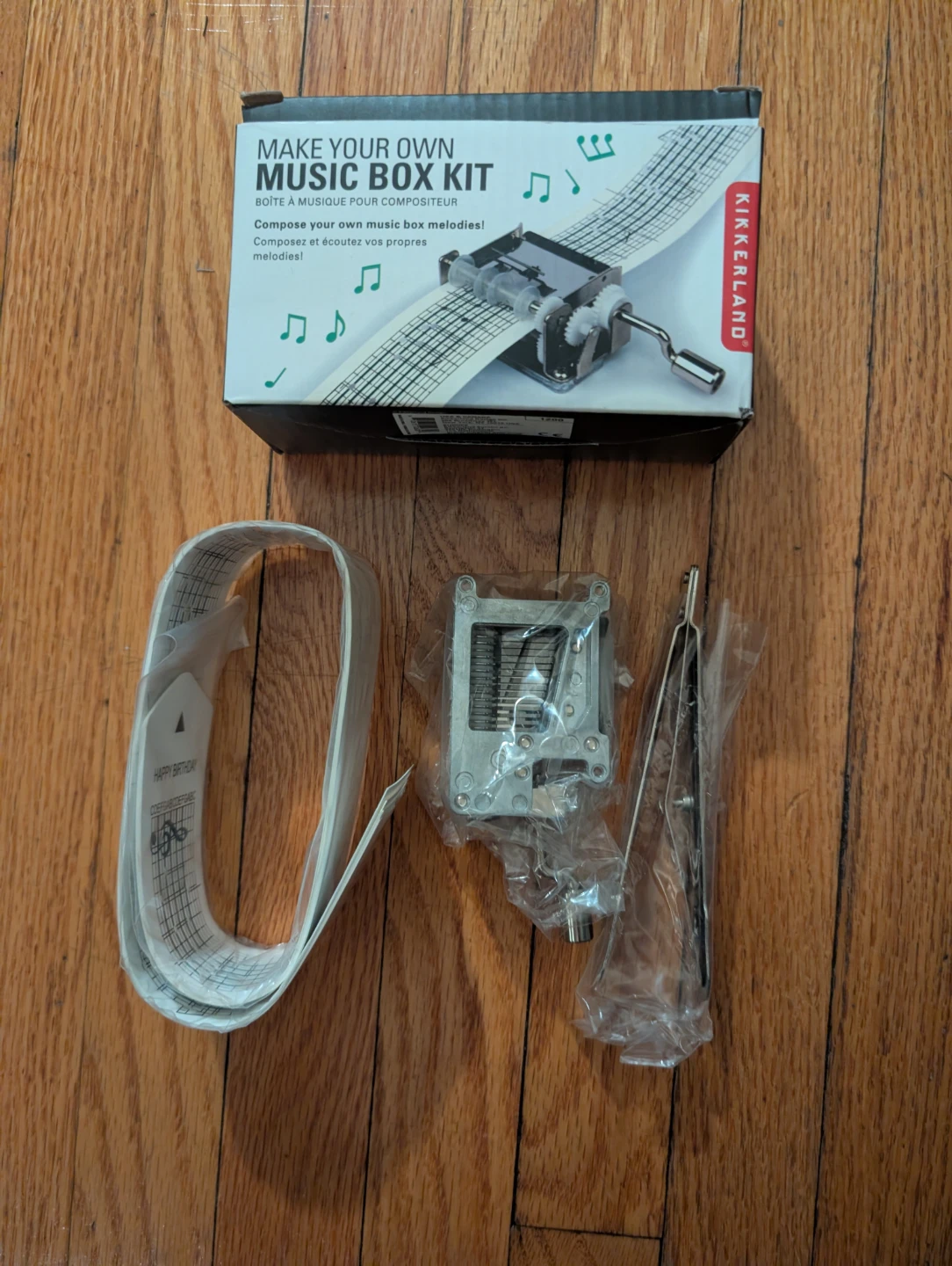 NEW Kikkerland Make Your Own Music Box Kit - photo 2
