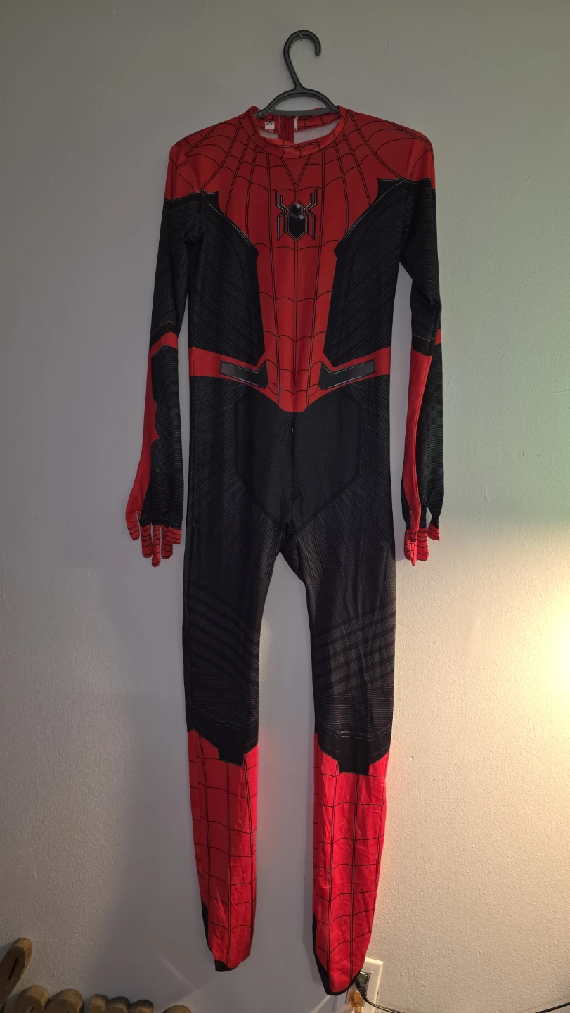 Spiderman Costume Jumpsuit and Mask