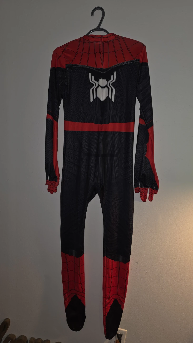 Spiderman Costume Jumpsuit and Mask - photo 2