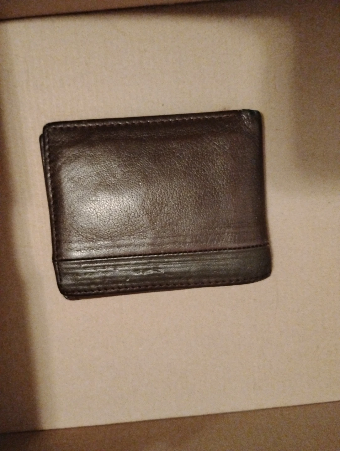 Brown Leather Bifold Wallet