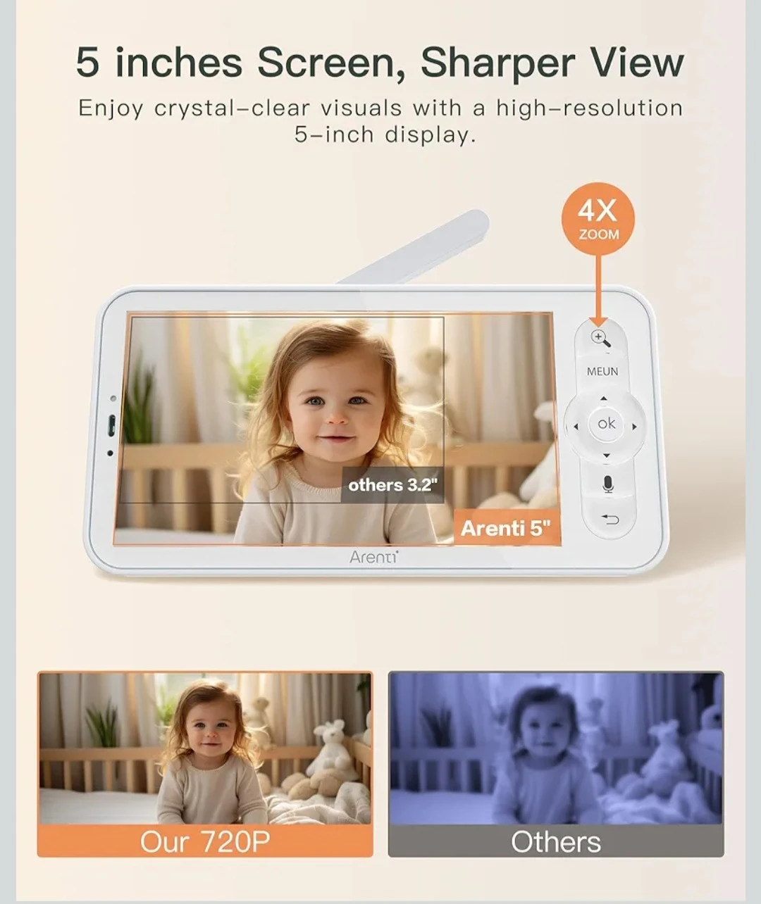 Arenti AInanny B2 - 2Cam Kit Baby Monitor - photo 5