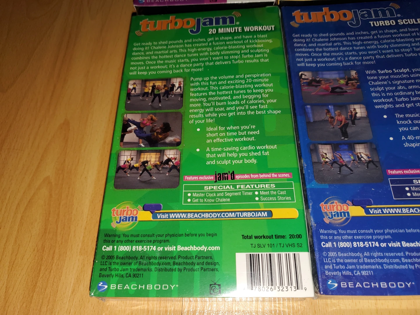 Brand new and sealed (All 4 for $20) Turbo Jam VHS Tapes - photo 4