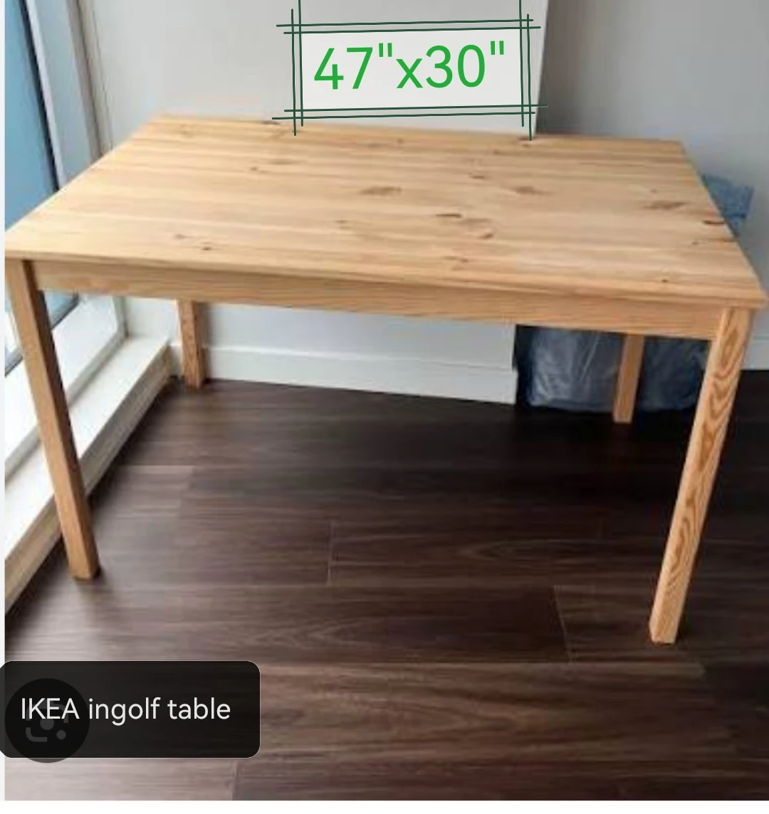 IKEA Ingolf Table - 47" x 30" - photo 2