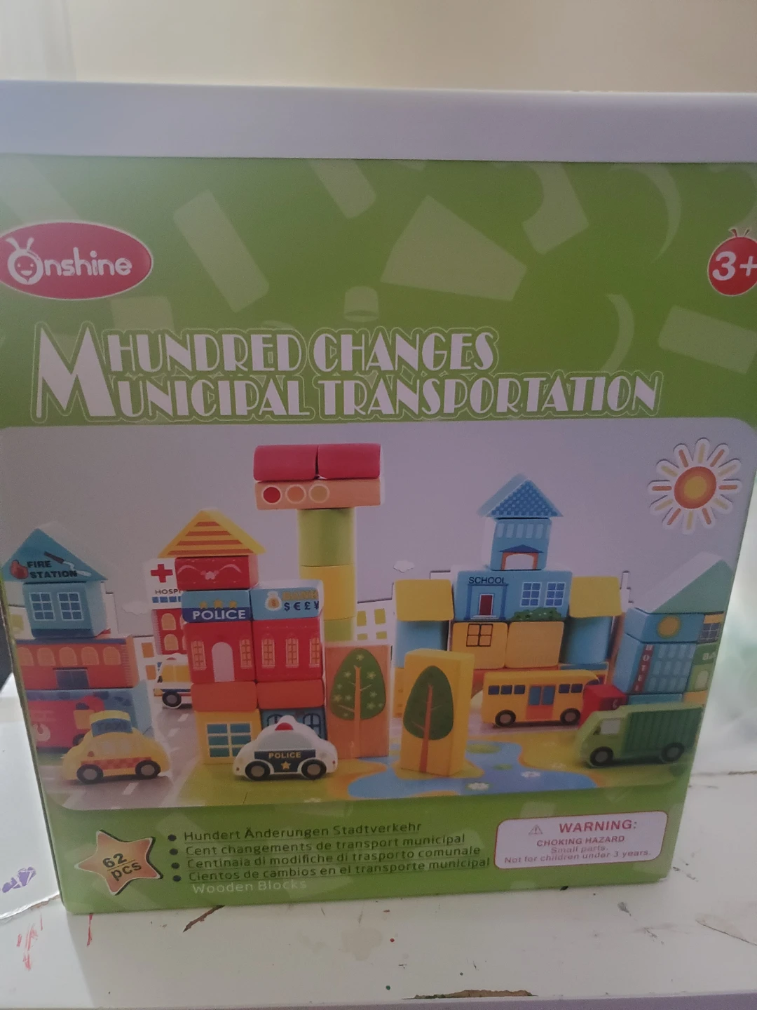Onshine  Municipal Transportation Wooden Block Set