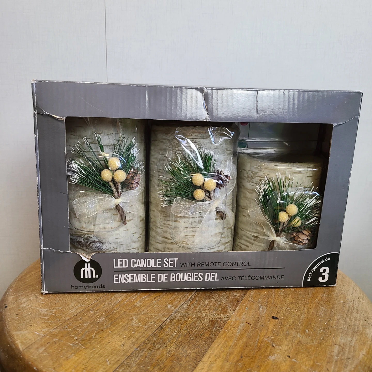 Hometrends LED Candle Set with Remote Control