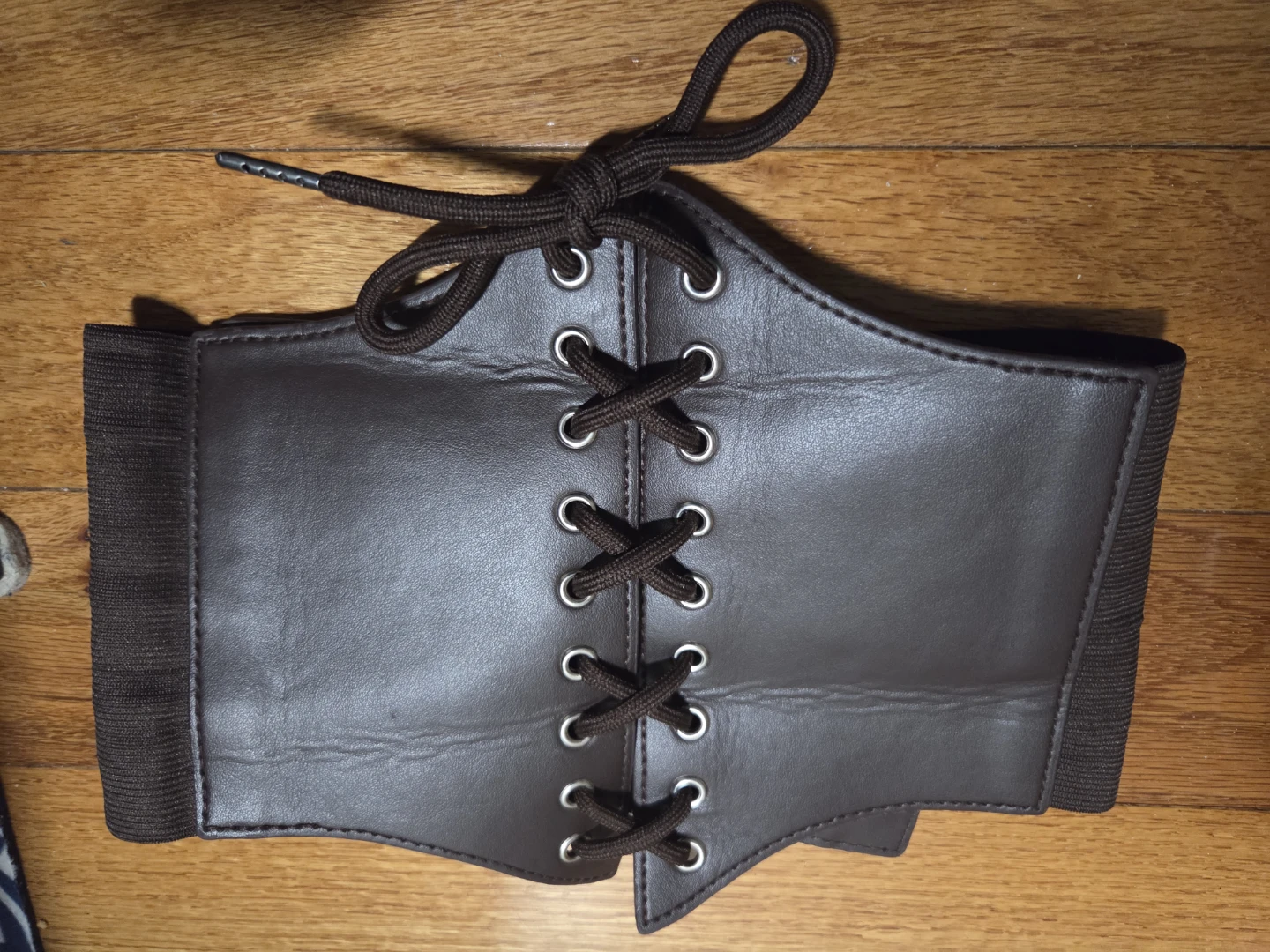 Brown Corset Belt Lace Up