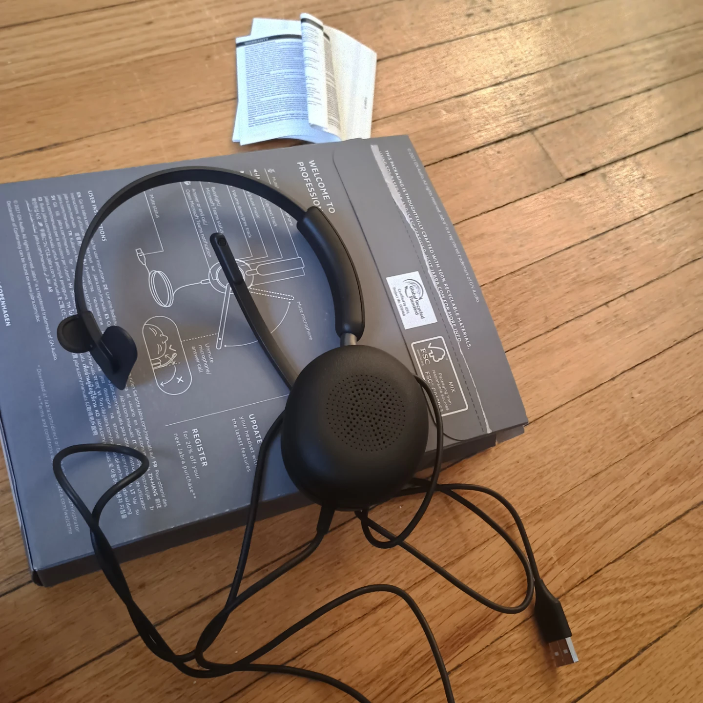 Jabra Evolve2 40 SE USB-A MS Mono Headset with Pouch - photo 3