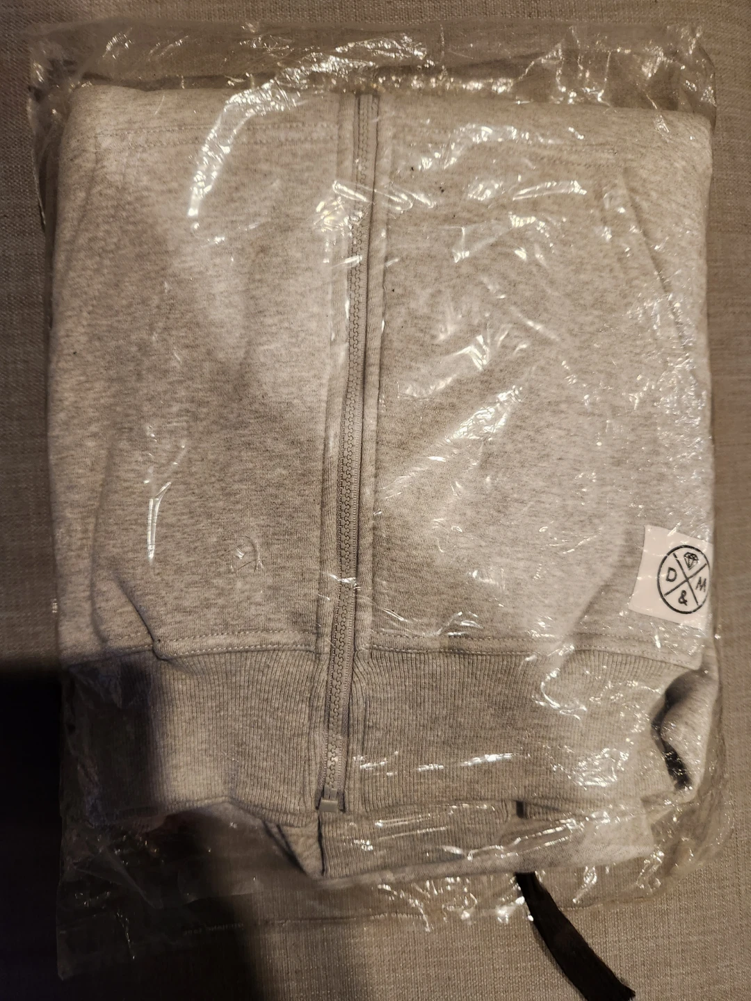 D&M Clothing Co. Grey Zip-Up Hoodie - XL - photo 2