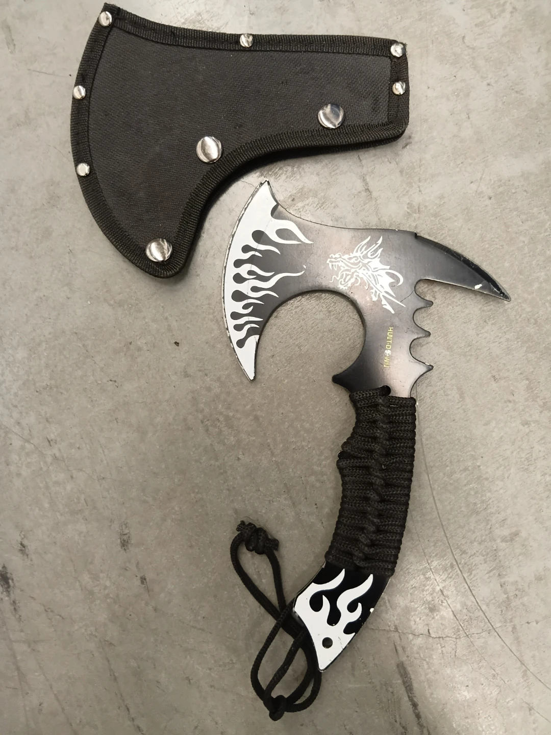 Decorative Throwing Axe with Sheath